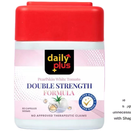 Daily Plus PearlSkin White Tomato Double Strength Formula 60caps