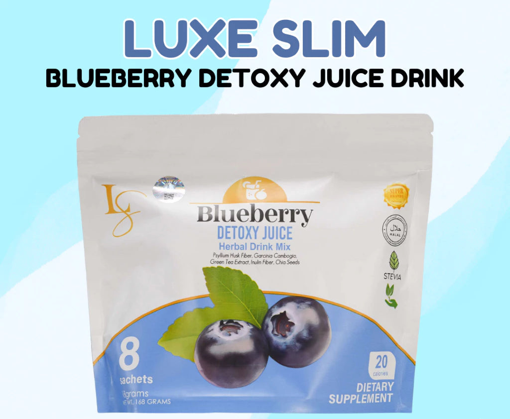 LUXE SLIM Blueberry Detoxy Juice Drinks (8 sachets/pk)
