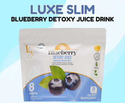 LUXE SLIM Blueberry Detoxy Juice Drinks (8 sachets/pk)