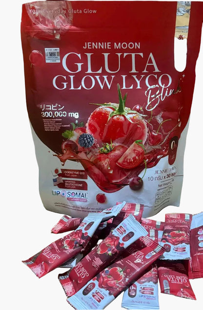 JENNIE MOON Gluta Glow Lyco Blink 300,000 mg I 10 Sachets