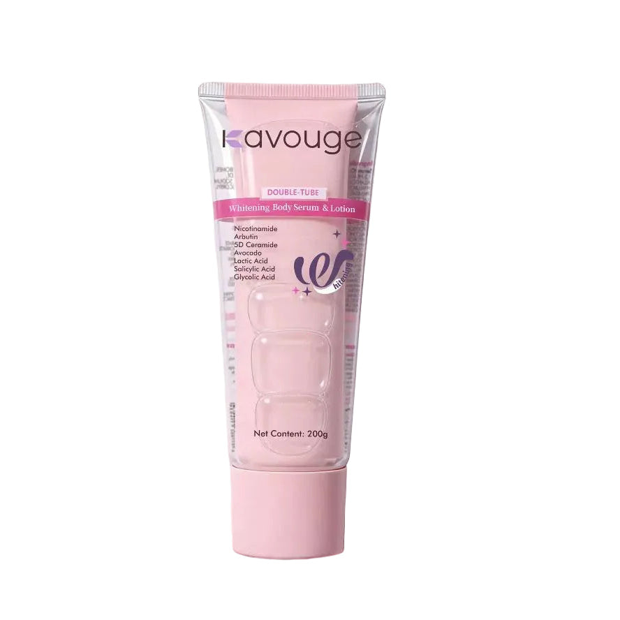 Kavouge Double Tube Whitening Lotion Serum 200g