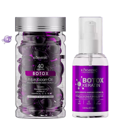 COMBO OF KORMESIC Botox Keratin & Moroccan Oil Capsules