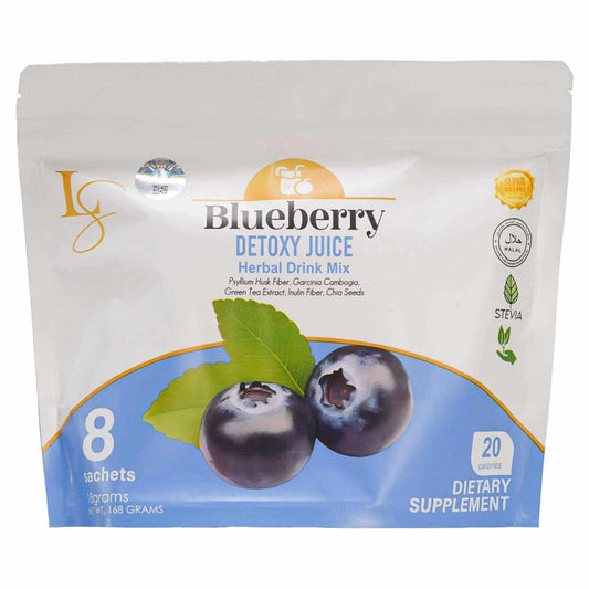 LUXE SLIM Blueberry Detoxy Juice Drinks (8 sachets/pk)