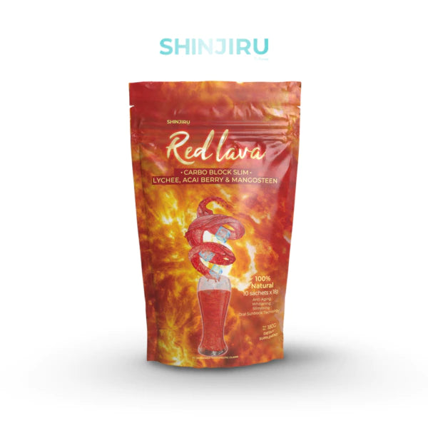 Shinjiru Red Lava Carbo Block Slim Juice 10 sachets