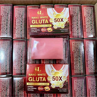Deli Skin Nano White Gluta Intensive Whitening Soap 90g