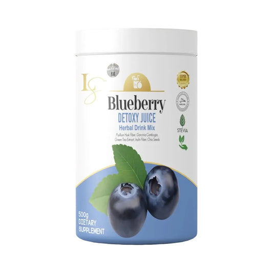 LUXE SLIM Blueberry Detoxy Juice Herbal Drink 500g