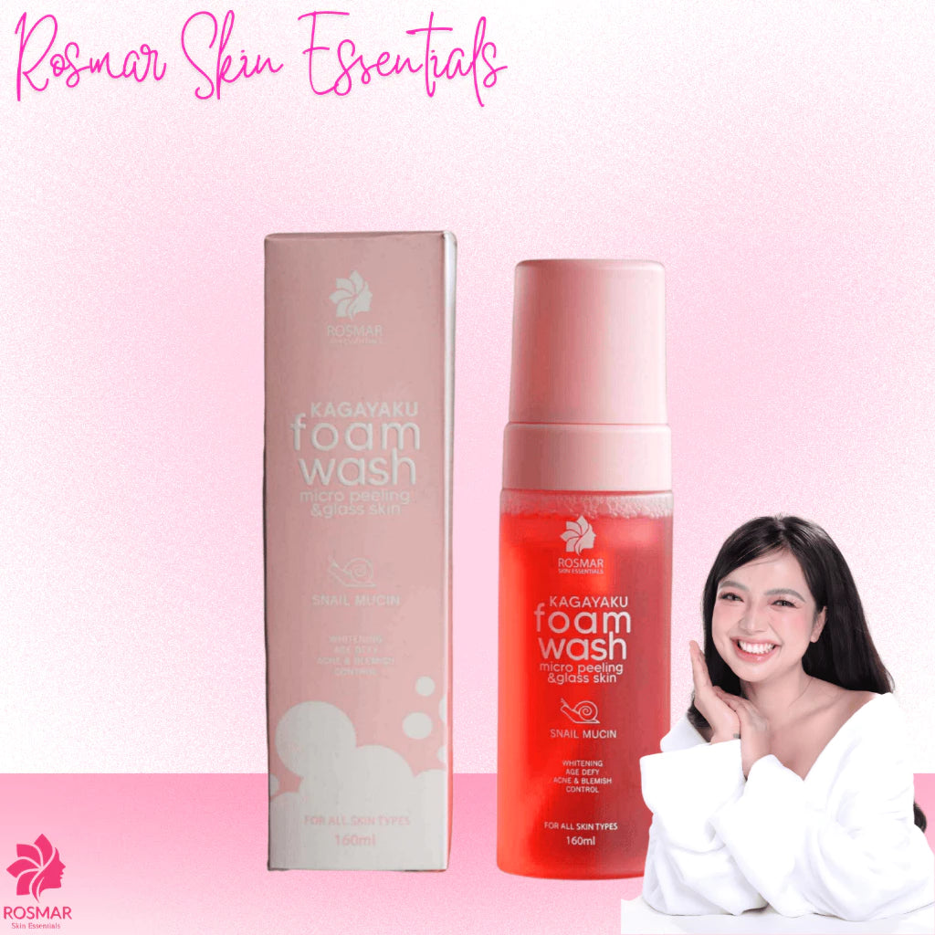 Rosmar Skin Essentials Kagayaku Foam Wash Micro Peeling &amp; Glass Skin