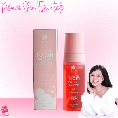 Rosmar Skin Essentials Kagayaku Foam Wash Micro Peeling &amp; Glass Skin
