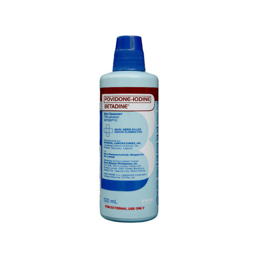 BETADINE Povidone Iodine Skin Cleanser 120ml