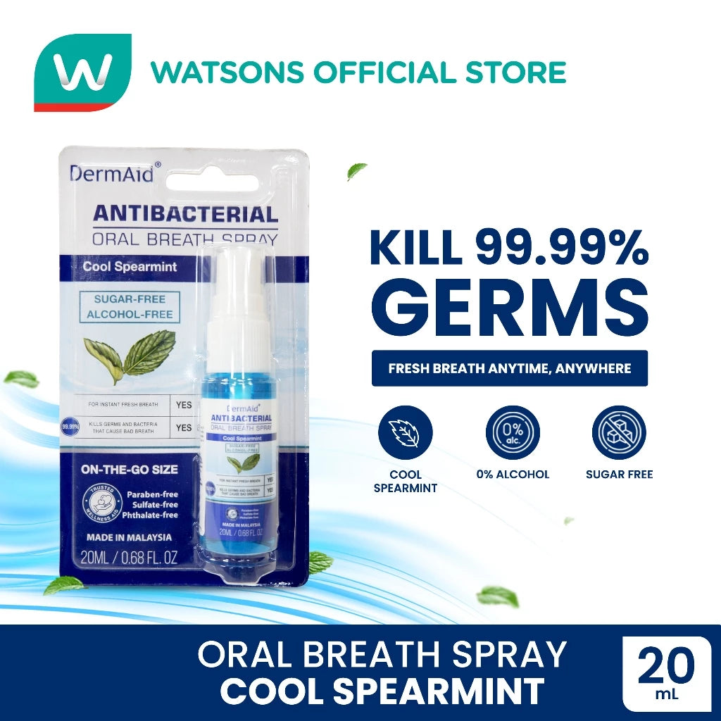 DERMAID C - Relief Antibacterial Oral Breath Spray 20ml