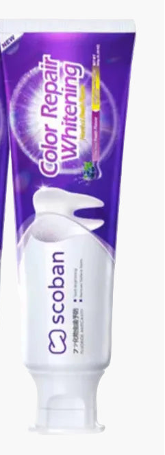 SCOBAN Purple Whitening Toothpaste Instant Color Correction 150g
