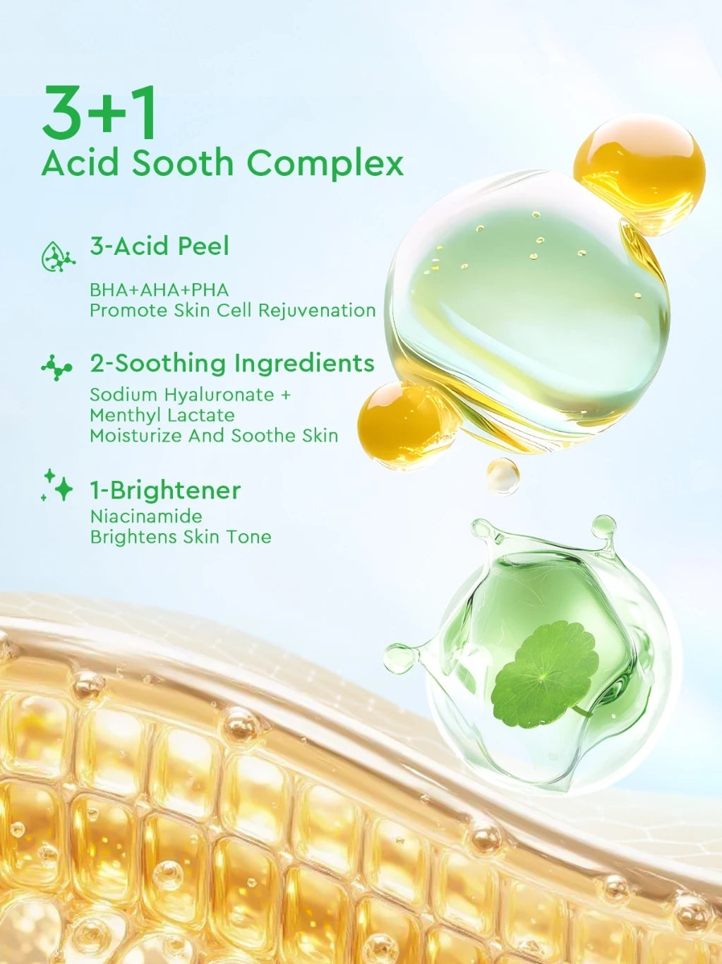 Glad2Glow Centella Salicylic Acid Facial Mask Muka Pads (30pads)