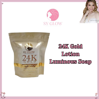 24K Gold Luminous Whitening and Brightening Face and Body Soap 125g
