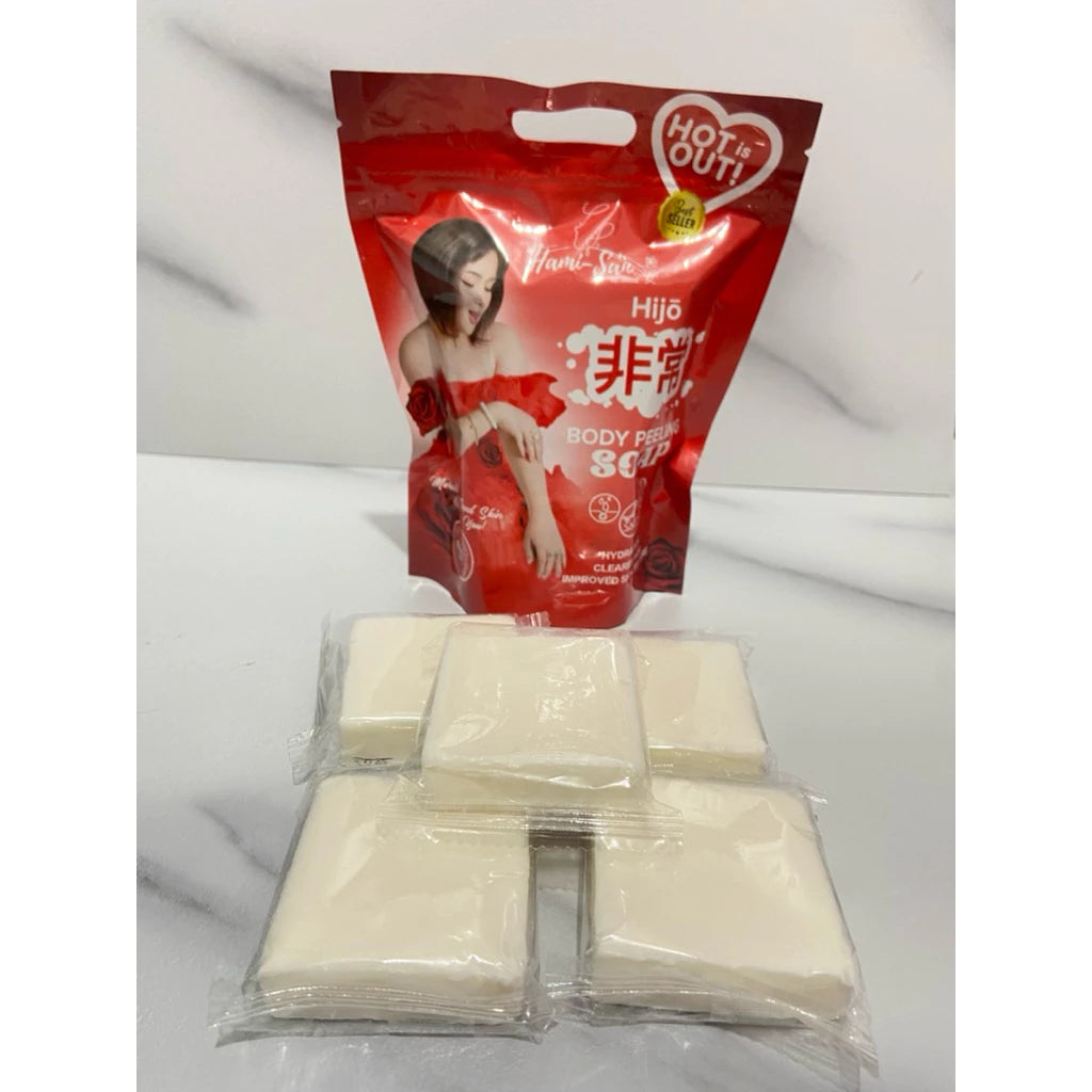 Hamisan Hijo Body Peeling Soap (5 pcs)