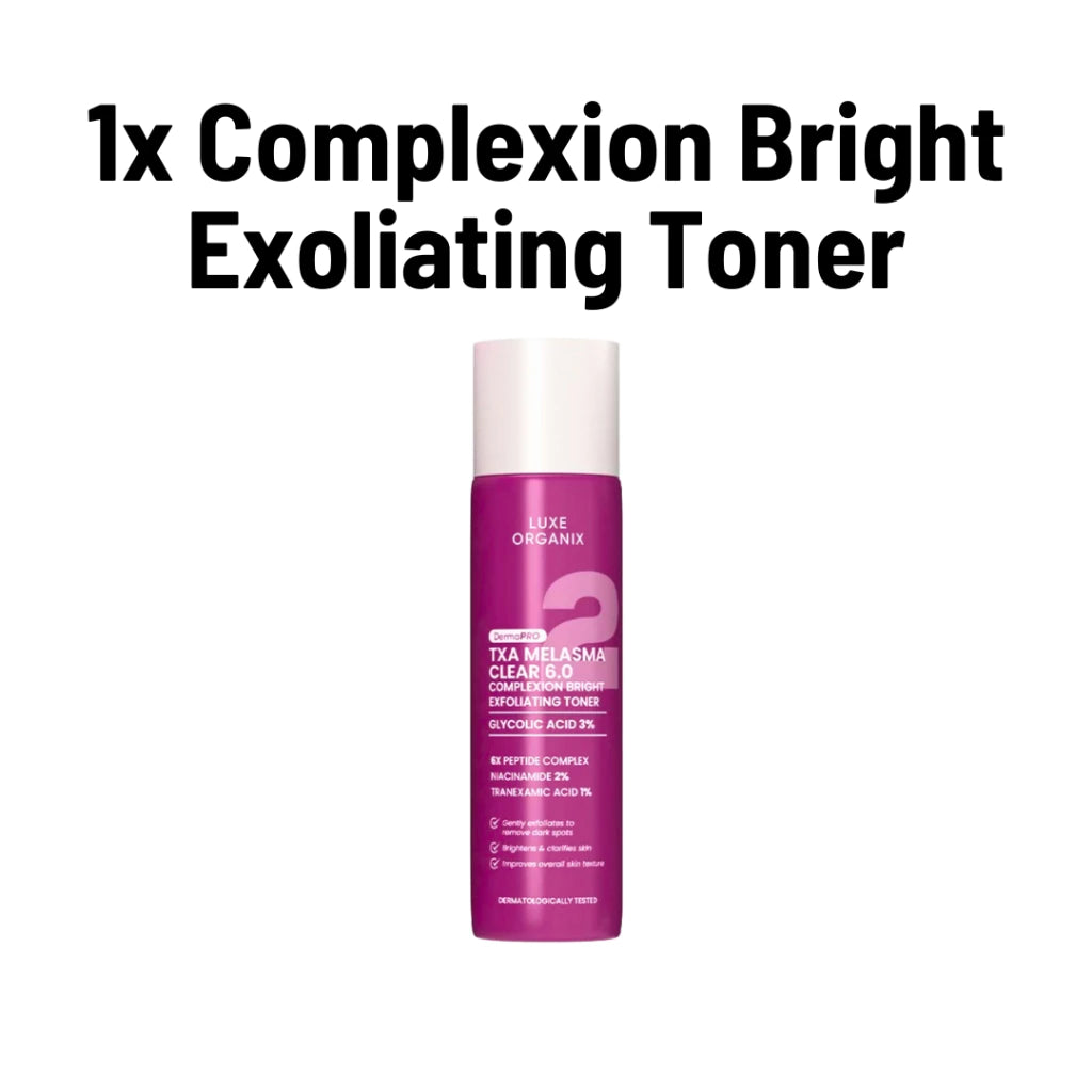 SET of LUXE ORGANIX DermaPRO TXA Melasma Cream, Toner & Serum 30g