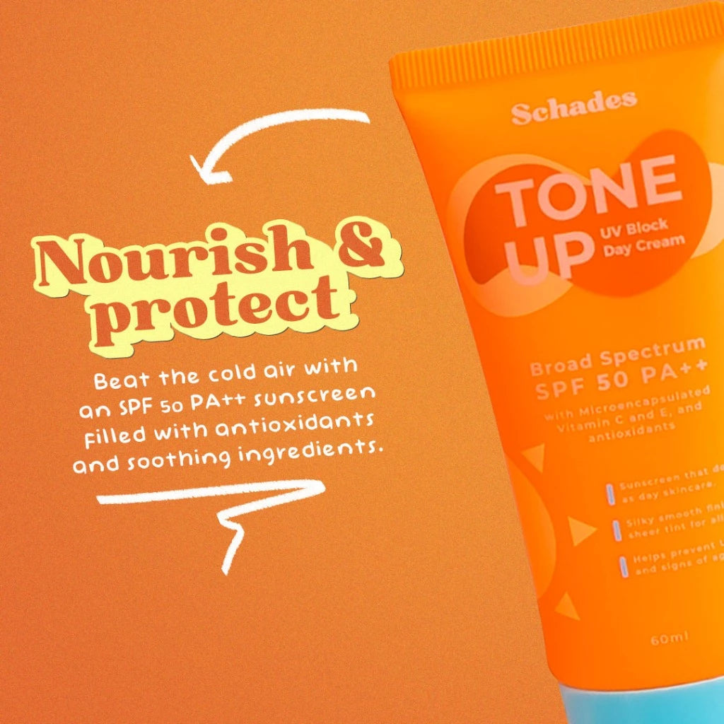 Schades Beauty Tone Up Sunscreen SPF50 PA++ 60ml
