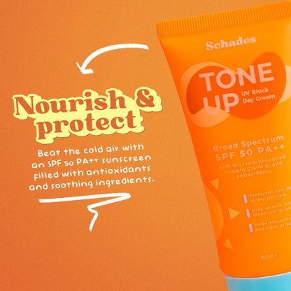 Schades Beauty Tone Up Sunscreen SPF50 PA++ 60ml