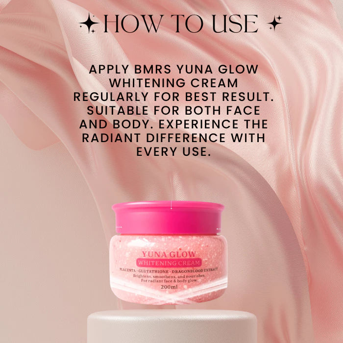 (PRE-ORDER 1week) BMRS Yuna Glow Whitening Cream 200ml