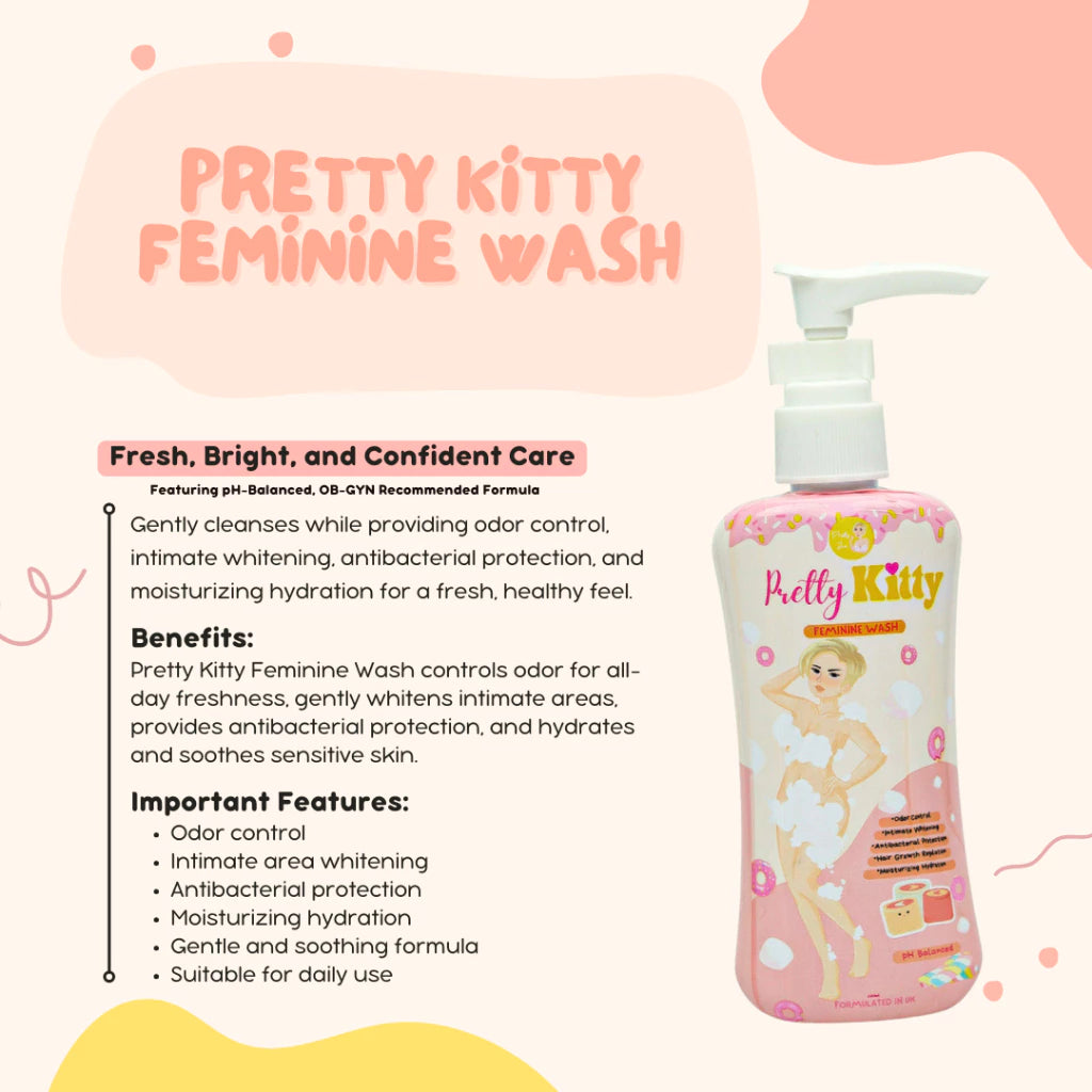 Pretty Kitty Feminine Wash 100ml