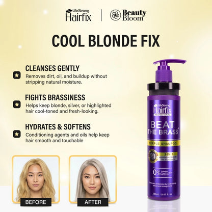Hairfix Beat The Brass Purple Shampoo 280ml