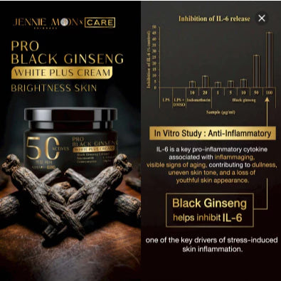 Bundle of JENNIE MOON 50X Black Ginseng 250g + 100X Power of Thai Scrub 160g
