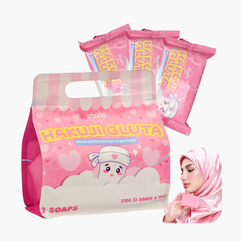 Shaha Beauty Hakuji Gluta Bleaching Cream &amp; Hakuji Gluta Soap Combo