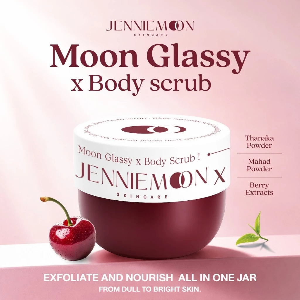 JENNIE MOON Moon Glassy x Body Scrub 300g