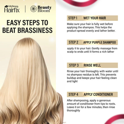 Hairfix Beat The Brass Purple Conditioner 280ml