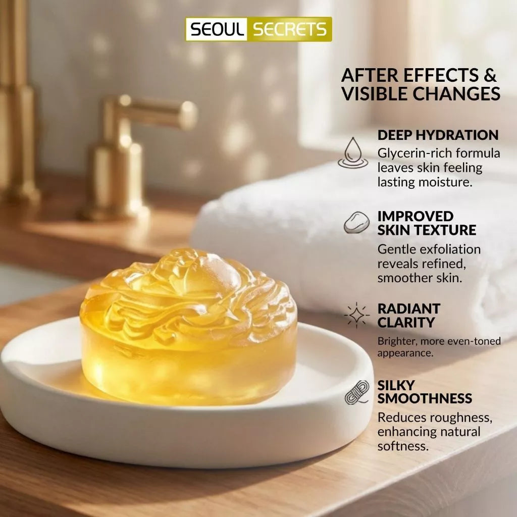 SEOUL SECRETS Golden Glow & Go Bleaching Soap 80g