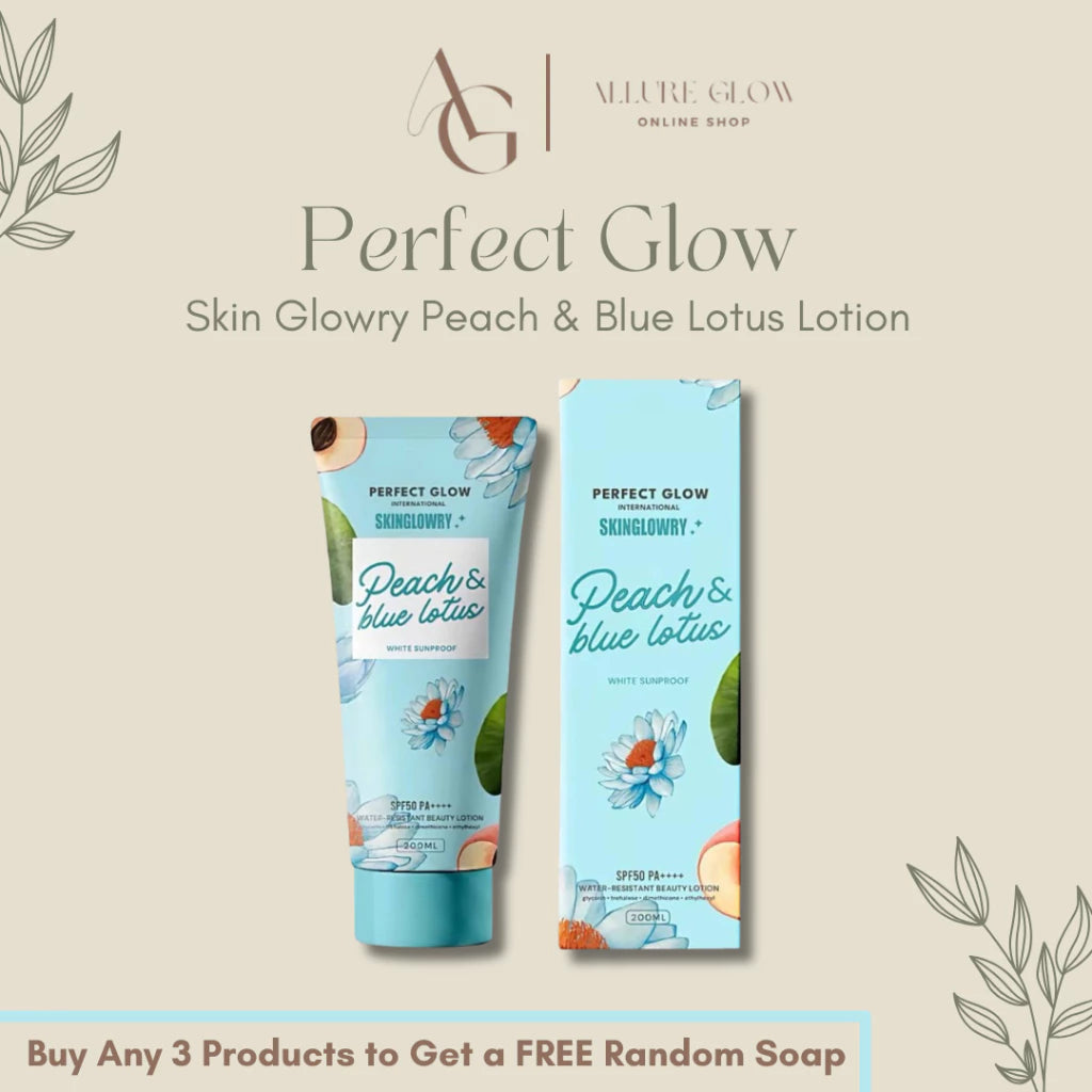 Perfect Glow Skin Glowry  Peach & Blue Lotus