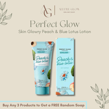 Perfect Glow Skin Glowry  Peach & Blue Lotus