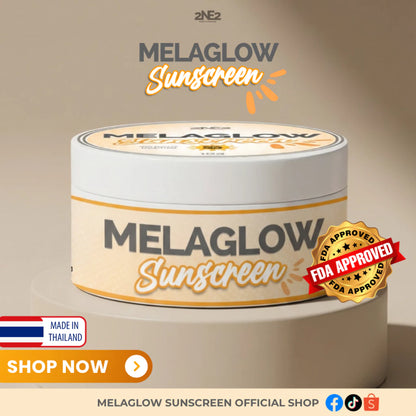 2NE2 Thailand Melaglow Sunscreen +Soap for Melasma, Pekas, Hyperpigmentation, Sunburn, SPF 50