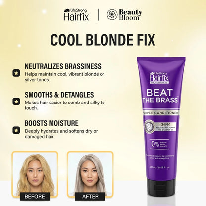 Hairfix Beat The Brass Purple Conditioner 280ml