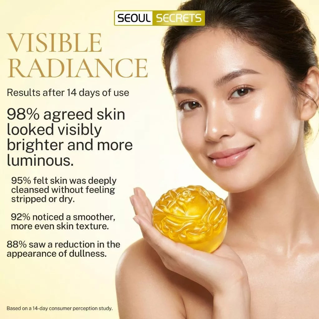 SEOUL SECRETS Golden Glow & Go Bleaching Soap 80g