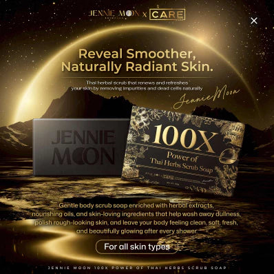 Bundle of JENNIE MOON 50X Black Ginseng 250g + 100X Power of Thai Scrub 160g