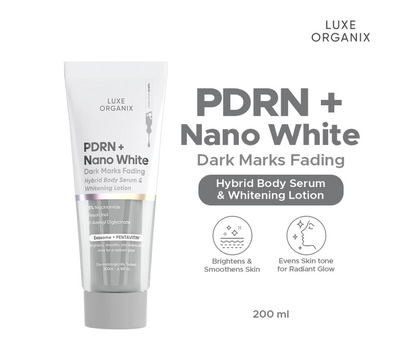 LUXE ORGANIX PDRN Plus Nano White Whitening Lotion 200ml