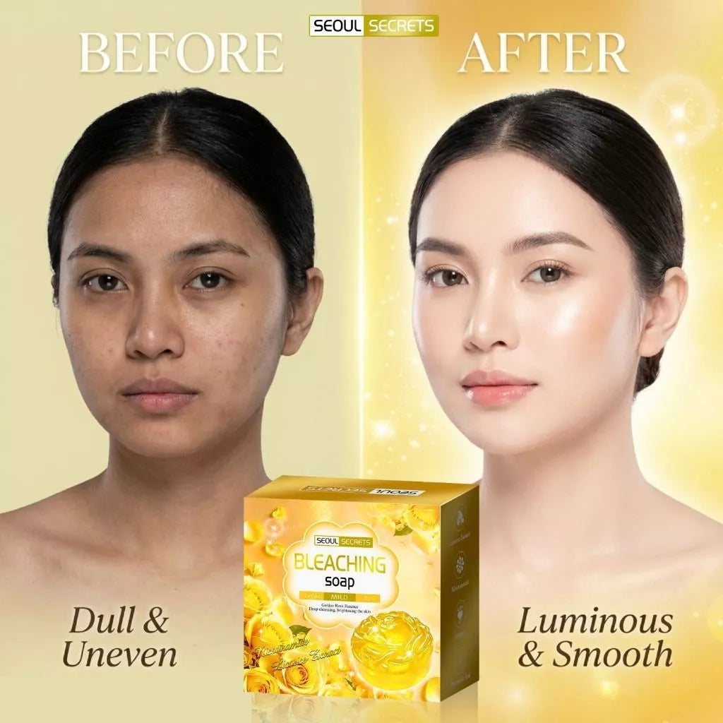 SEOUL SECRETS Golden Glow & Go Bleaching Soap 80g
