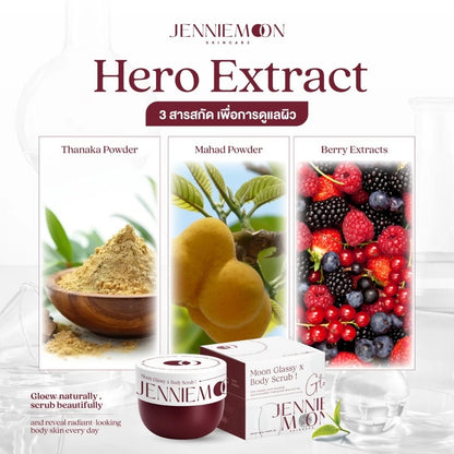 JENNIE MOON Moon Glassy x Body Scrub 300g