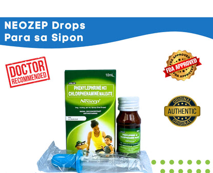 Neozep Drops 10mL FDA Approved