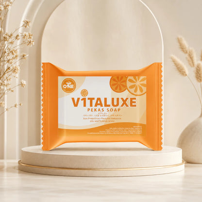 5 pcs of Vitaluxe Pekas Soap 100g Brightening Face & Body Soap for Dark Spots and Uneven-Looking Skin