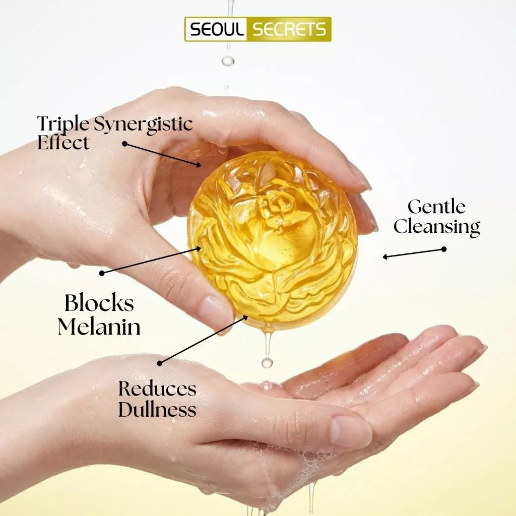 SEOUL SECRETS Golden Glow & Go Bleaching Soap 80g