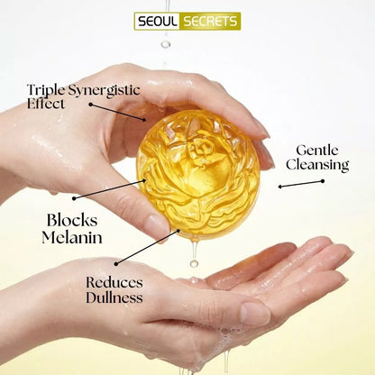 SEOUL SECRETS Golden Glow & Go Bleaching Soap 80g
