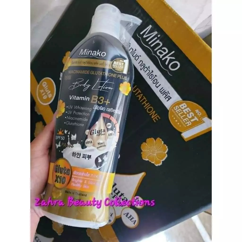 Minako Niacinamide Glutathione Body Lotion 500mL