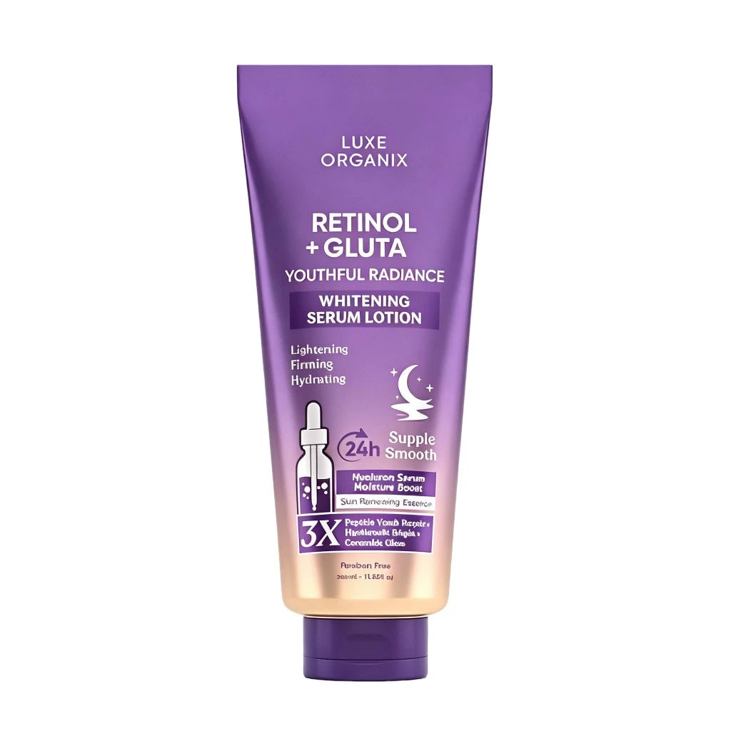 Luxe Organix Retinol + Gluta Youthful Radiance Whitening Serum Lotion 200ml