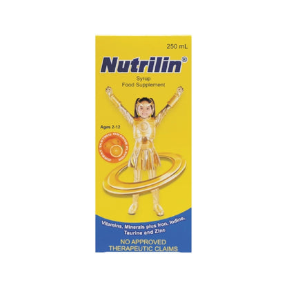 Nutrilin Syrup 250mL Multivitamin For Children For Overall Health