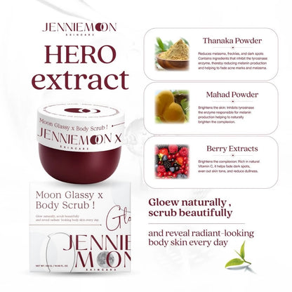 JENNIE MOON Moon Glassy x Body Scrub 300g