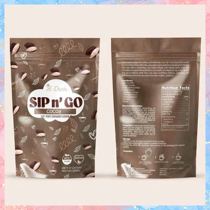 K-Drinks Sip N' Go COCOA Drink Mix (10 sachets)