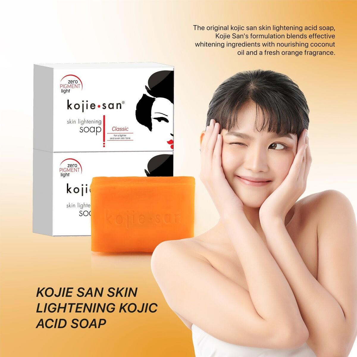 Kojie San Kojic Acid Soap 3 bars- 100g