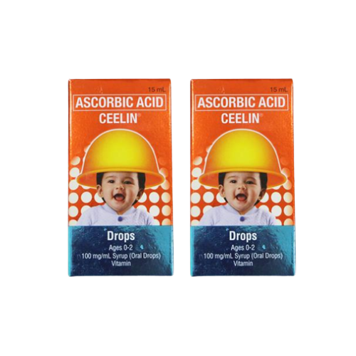 Ceelin Drops Ages 0-2 years Oral Drops Vitamins- 2 boxes