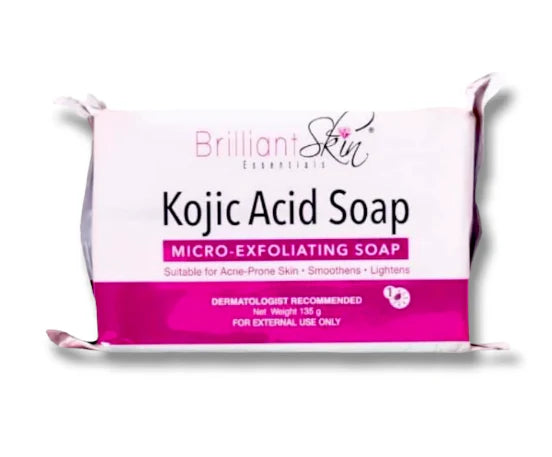 5 pcs of Brilliant Skin Micro-Exfoliating Kojic Soap 135g